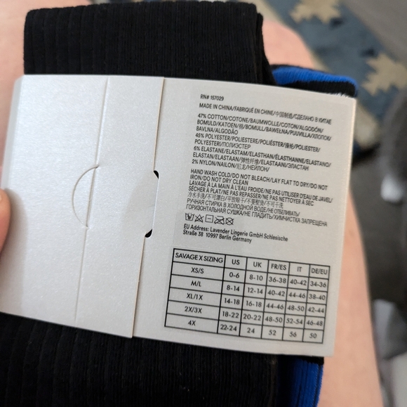 New savage and Fenty thigh high socks perfect condition size xs/small - Picture 3 of 4